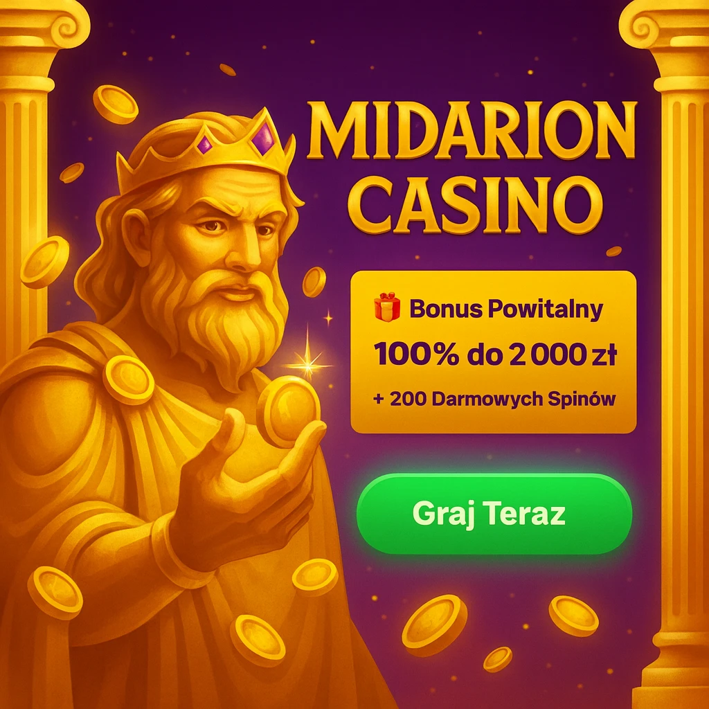 Midarion Casino - Bonus powitalny
